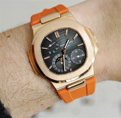 patek philippe nautilus orange price|Patek Philippe Nautilus for sale.